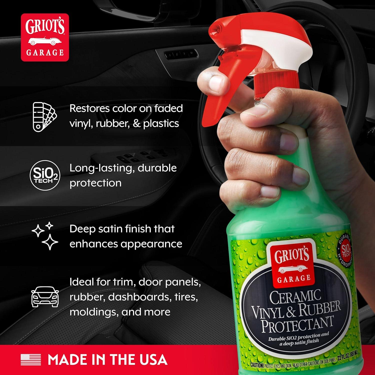 Protector Cerámico para Vinilo y Caucho Griot's Garage 620ml