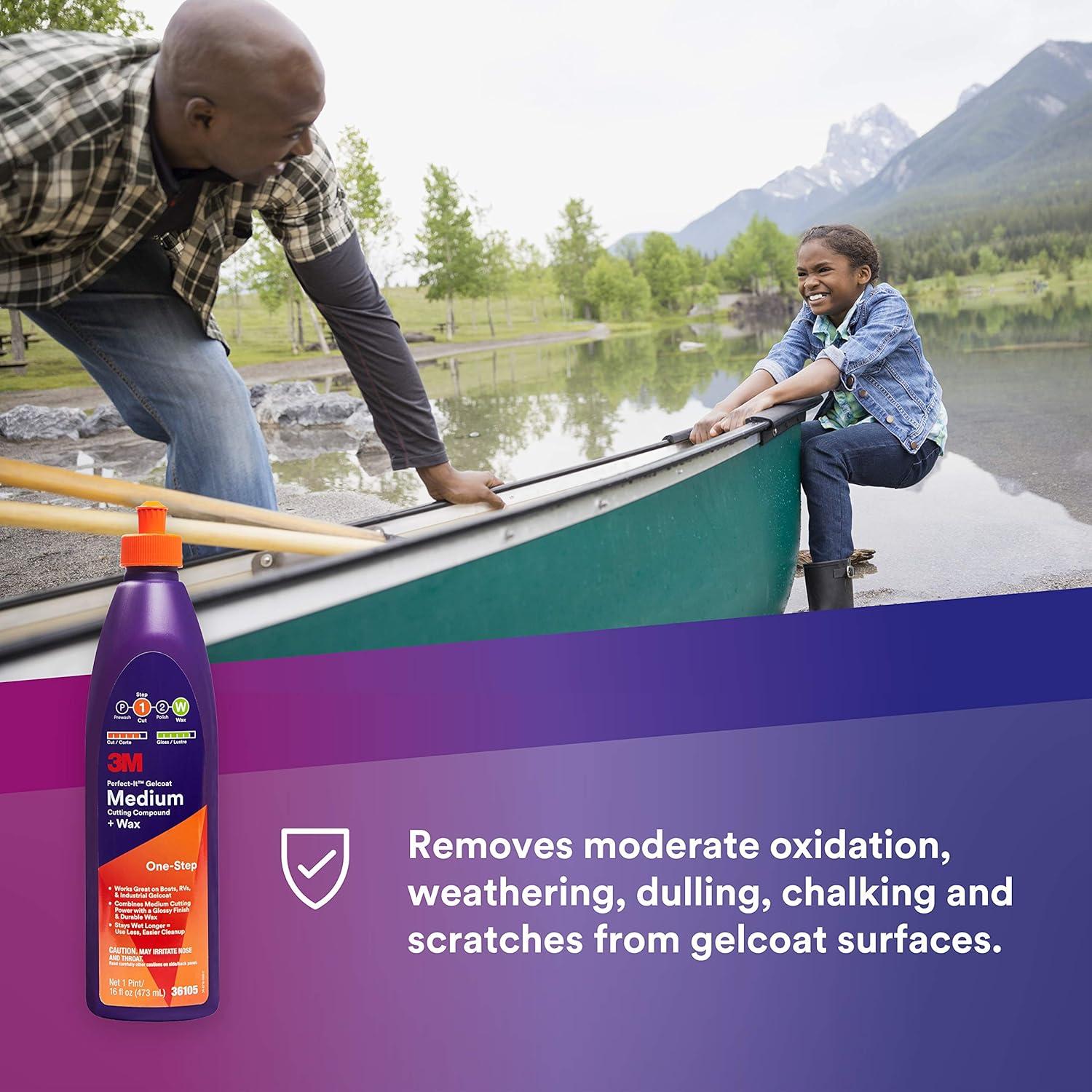 Compuesto de Corte Medio + Cera 3M Perfect-It 36105, 0.47L