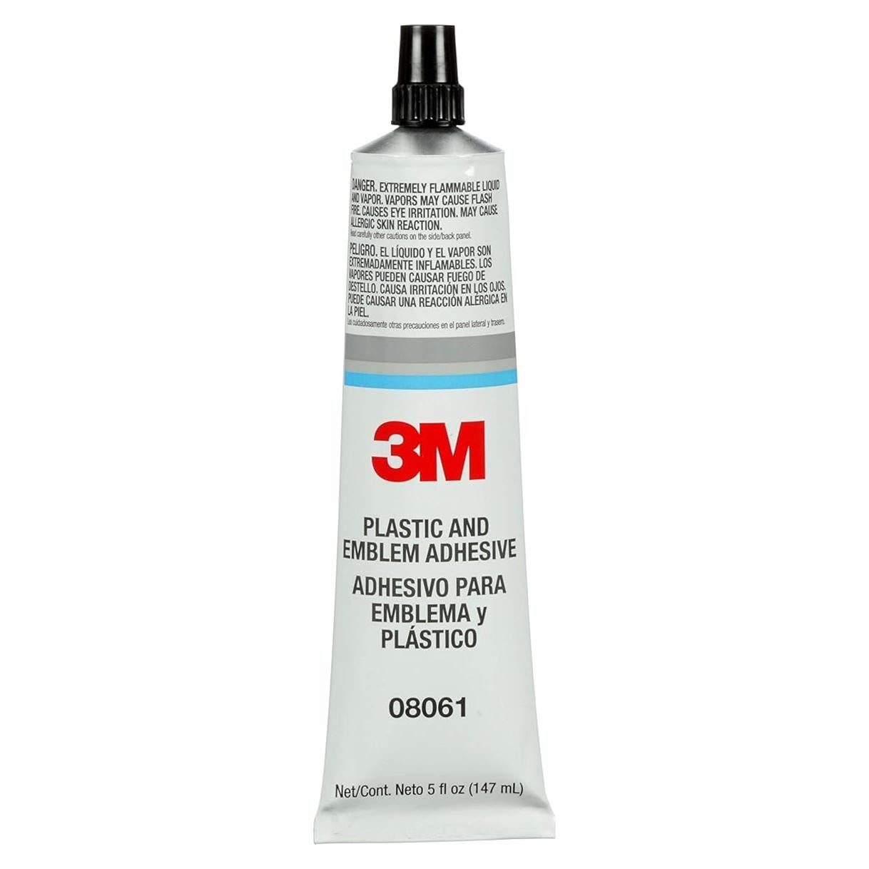 Adhesivo de Plástico 3M 08061, Tubo 141.75 g, Rápido Secado