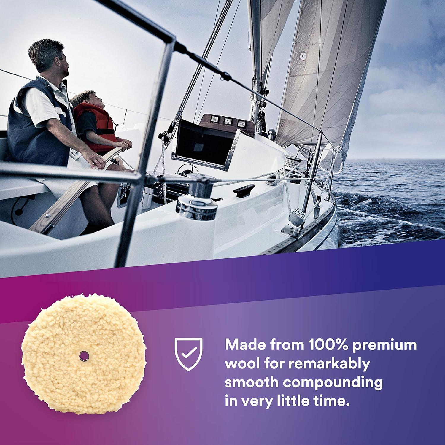 Almohadilla de Compounding de Lana 3M Perfect-It 23.8 cm