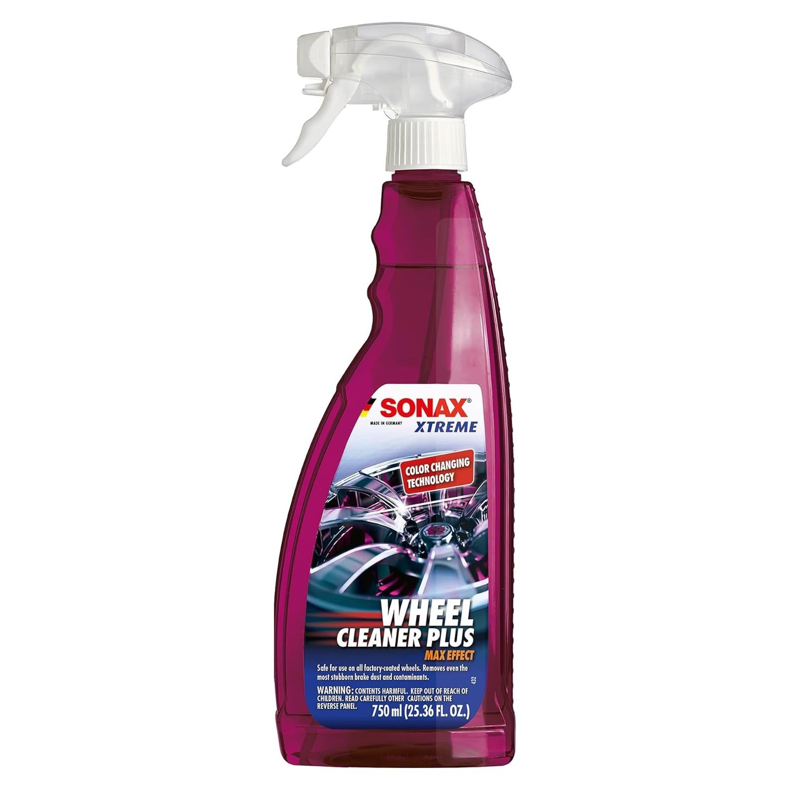 Limpiador de Ruedas SONAX Plus 750ml - Sin Ácido, Fórmula Extra Fuerte