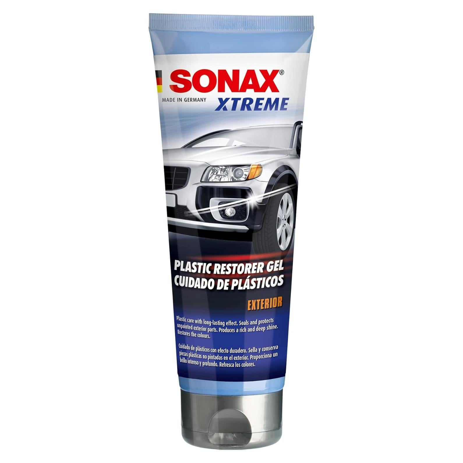 Gel Restaurador de Plástico Sonax 250 ml - Brillo y Protección
