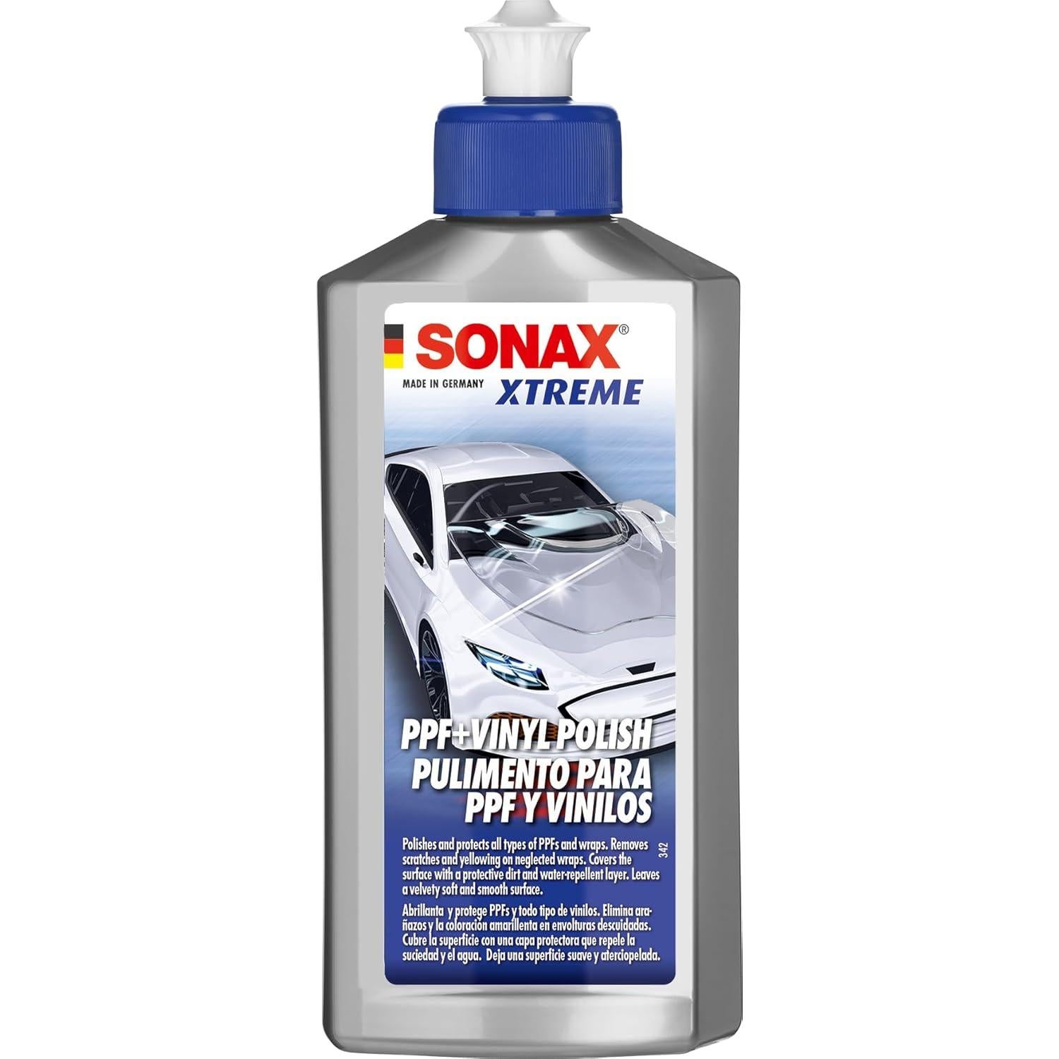 Kit de Cuidado SONAX PPF y Vinilo - Limpiador y Protector 2.01kg