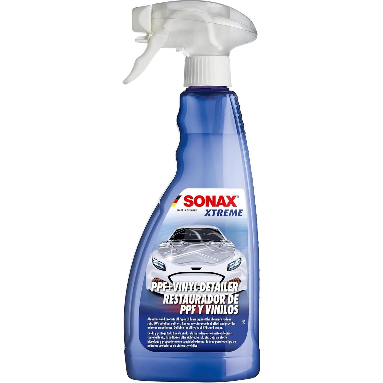 Kit de Cuidado SONAX PPF y Vinilo - Limpiador y Protector 2.01kg