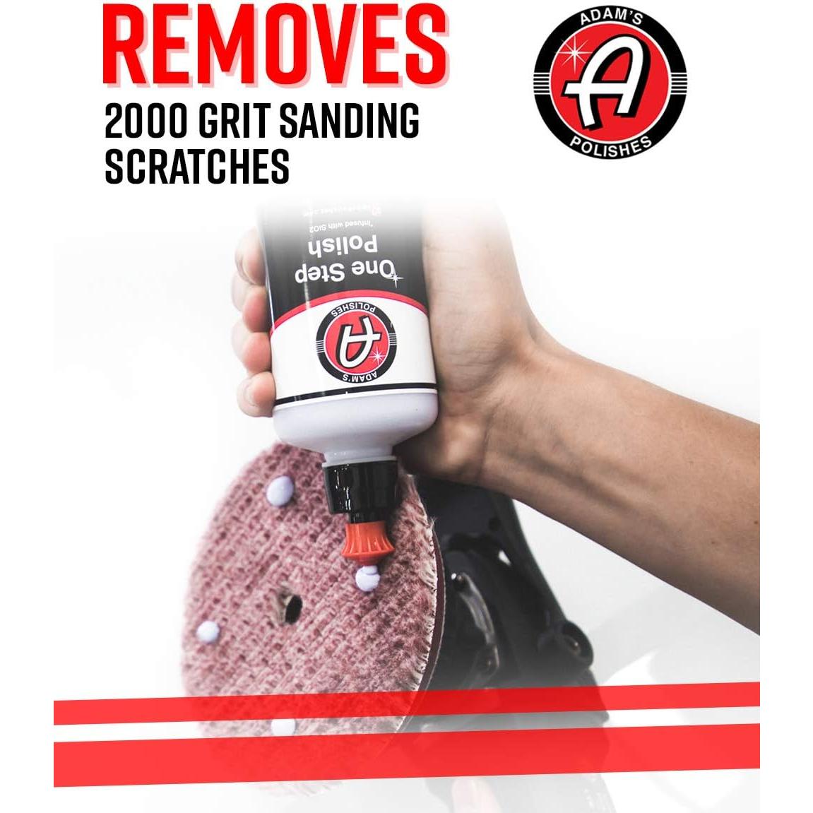 Pulidor de un paso Adam 340g - Seguro para pintura y laca