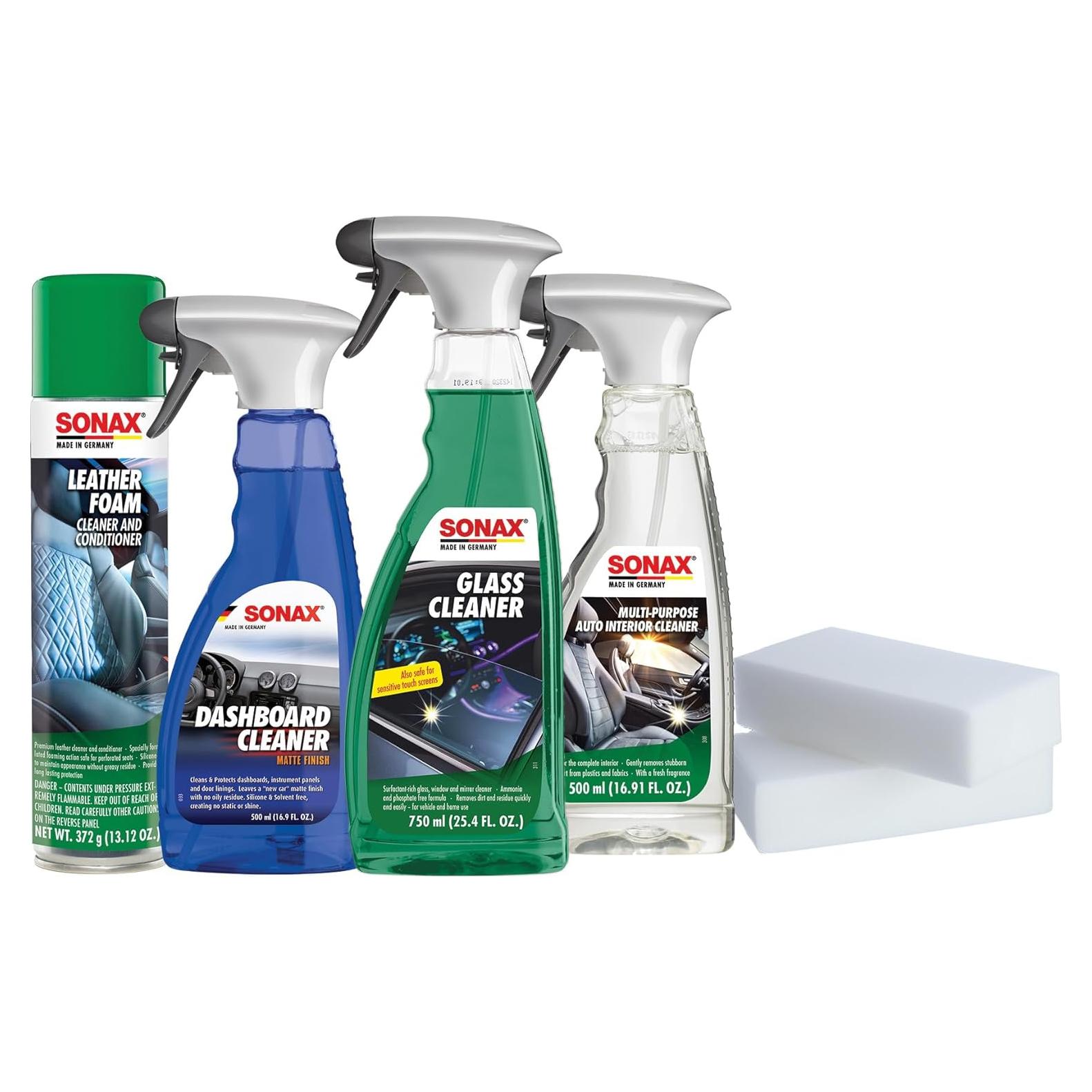 Kit de Limpieza Interior de Auto SONAX 5 Piezas 2.09 kg