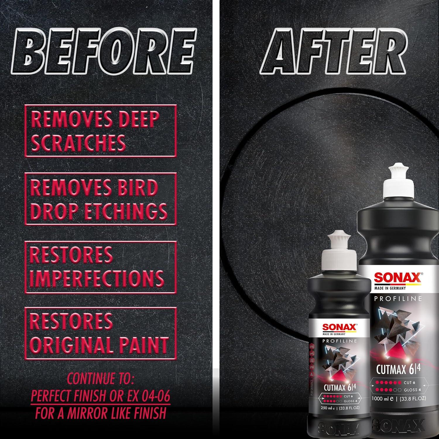 SONAX CutMax 250ml | Pulidor de Pintura Alta Abrasividad