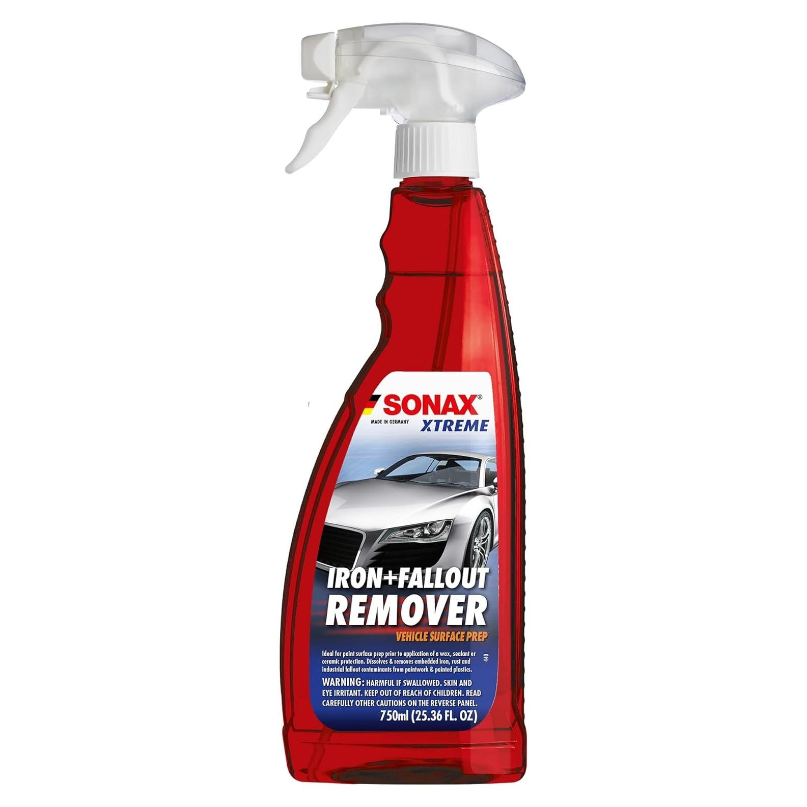 SONAX Eliminador de Hierro 750ml - Descontaminante para Pintura y Ruedas