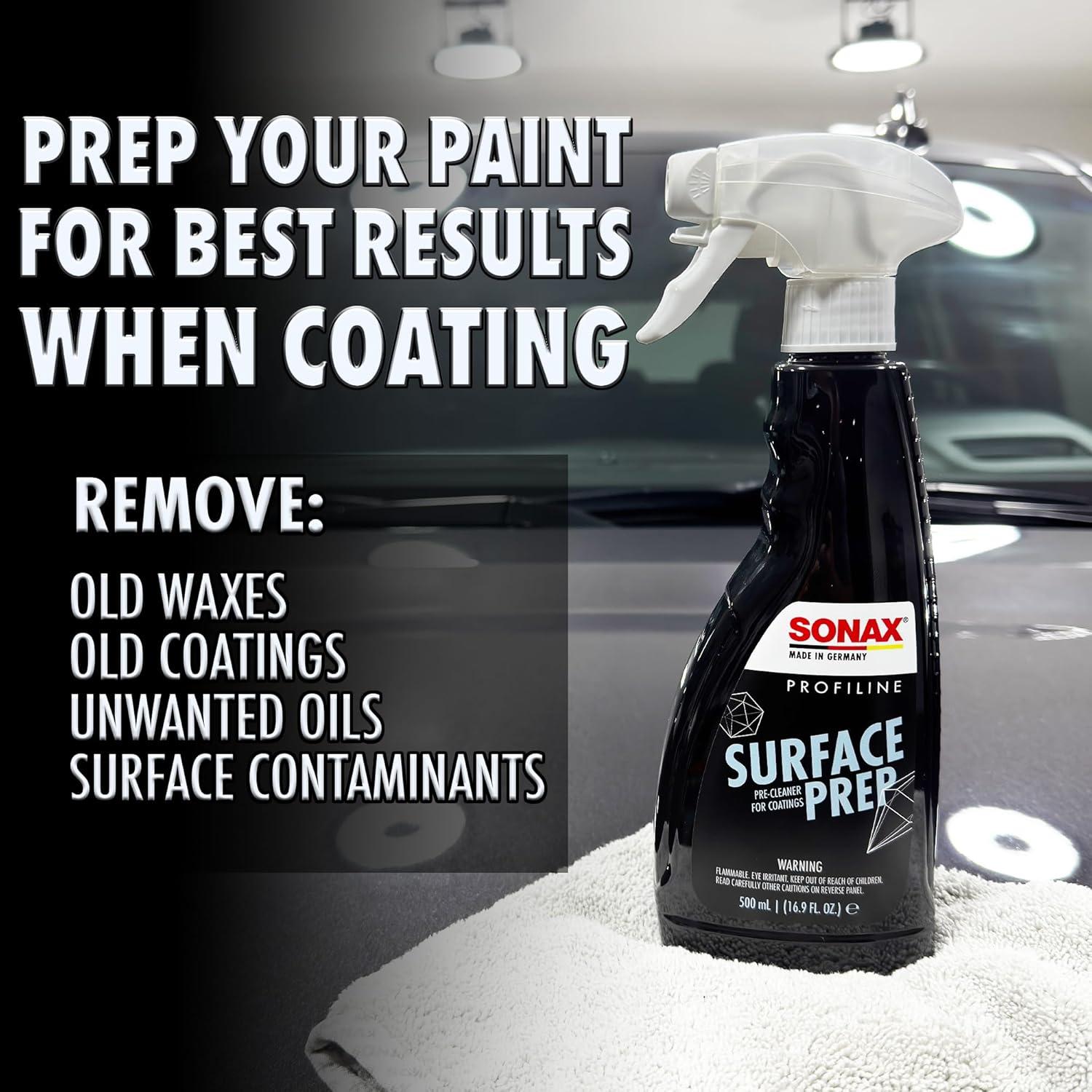 Limpiador de Superficie SONAX 500mL - Preparación para Recubrimiento Cerámico