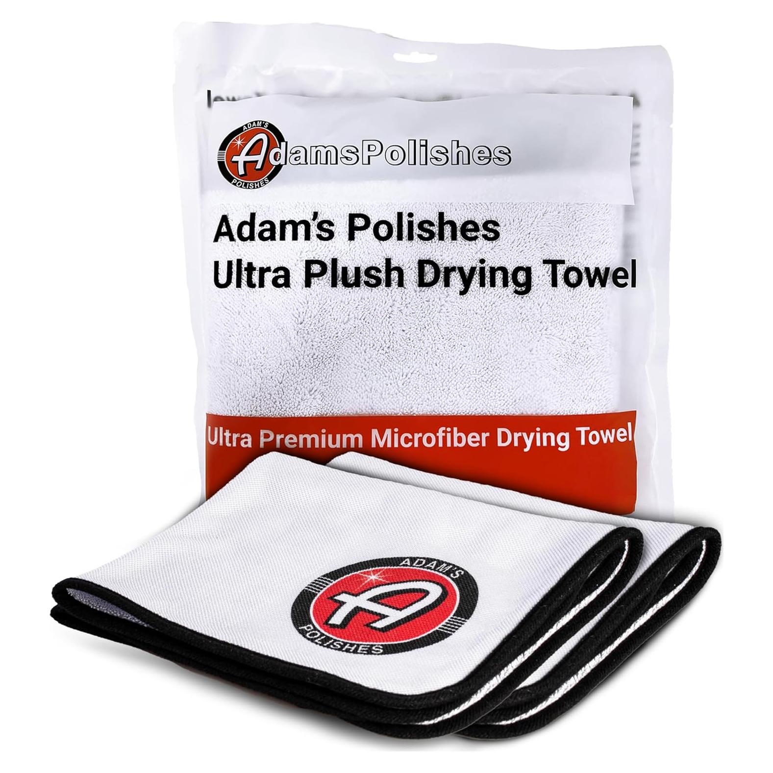 Toalla de Secado Ultra Suave Adam's Polishes - Paquete de 2 Microfibra