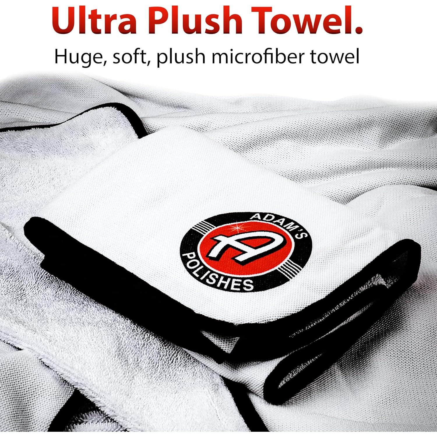 Toalla de Secado Ultra Suave Adam's Polishes - Paquete de 2 Microfibra