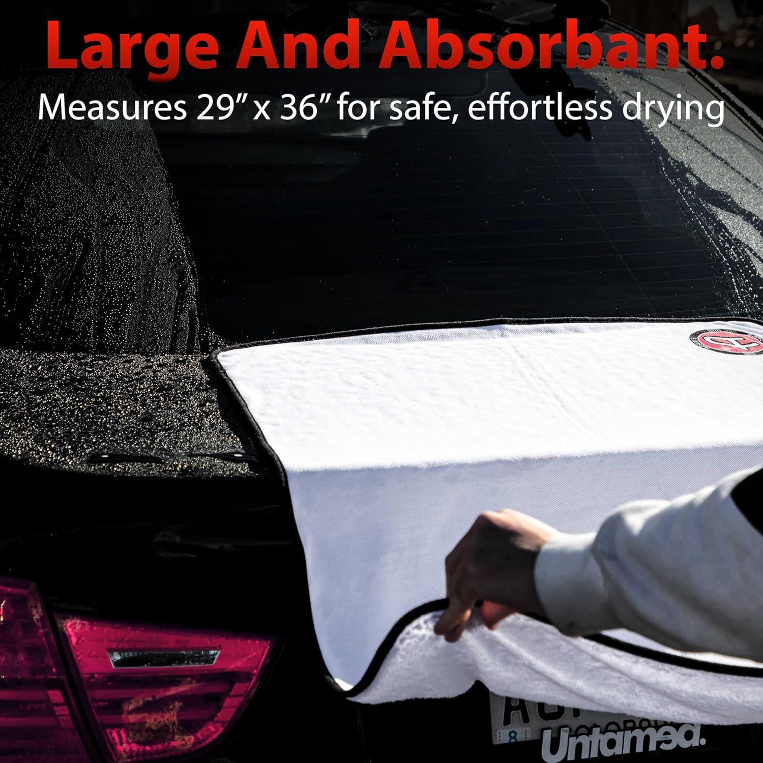 Toalla de Secado Ultra Suave Adam's Polishes - Paquete de 2 Microfibra