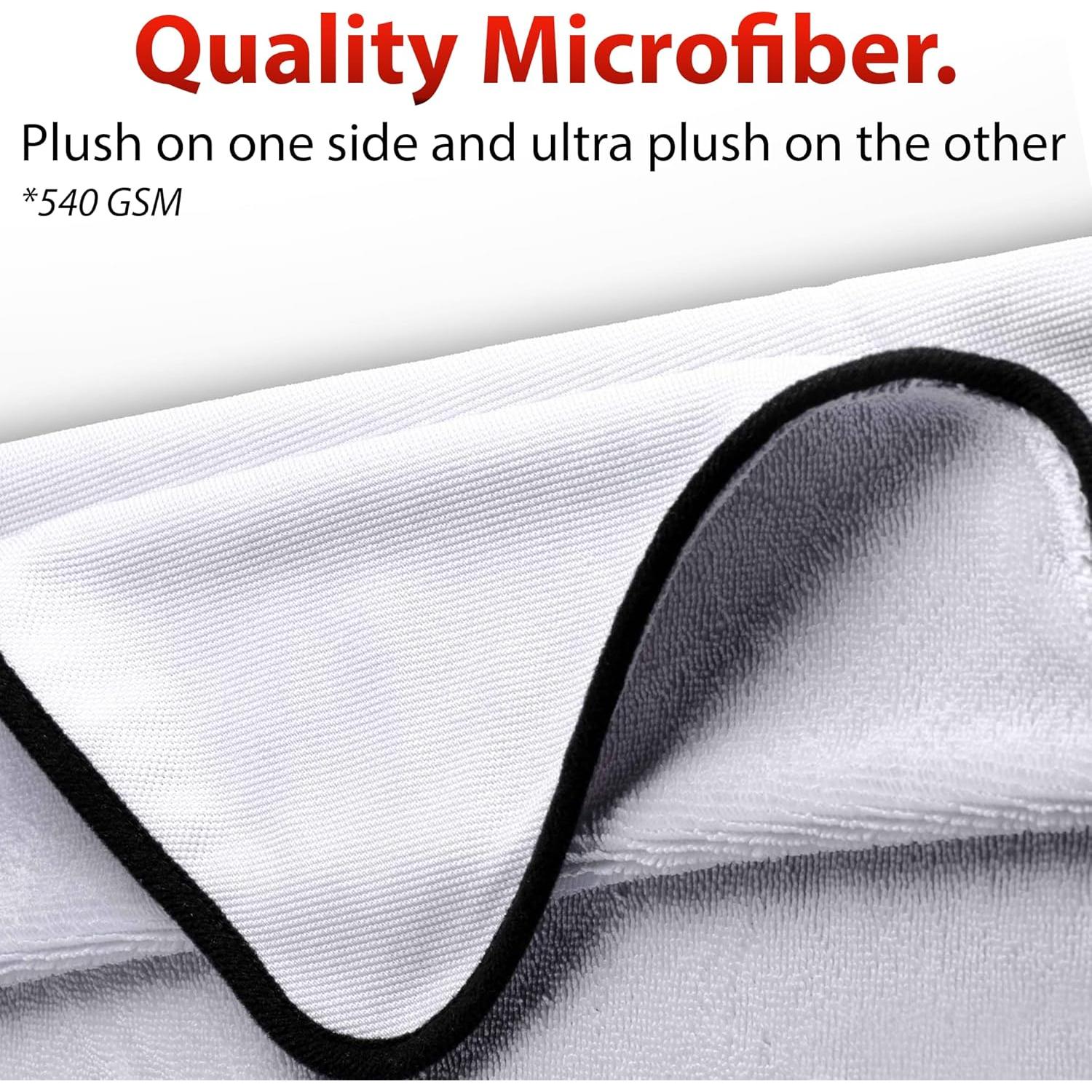 Toalla de Secado Ultra Suave Adam's Polishes - Paquete de 2 Microfibra