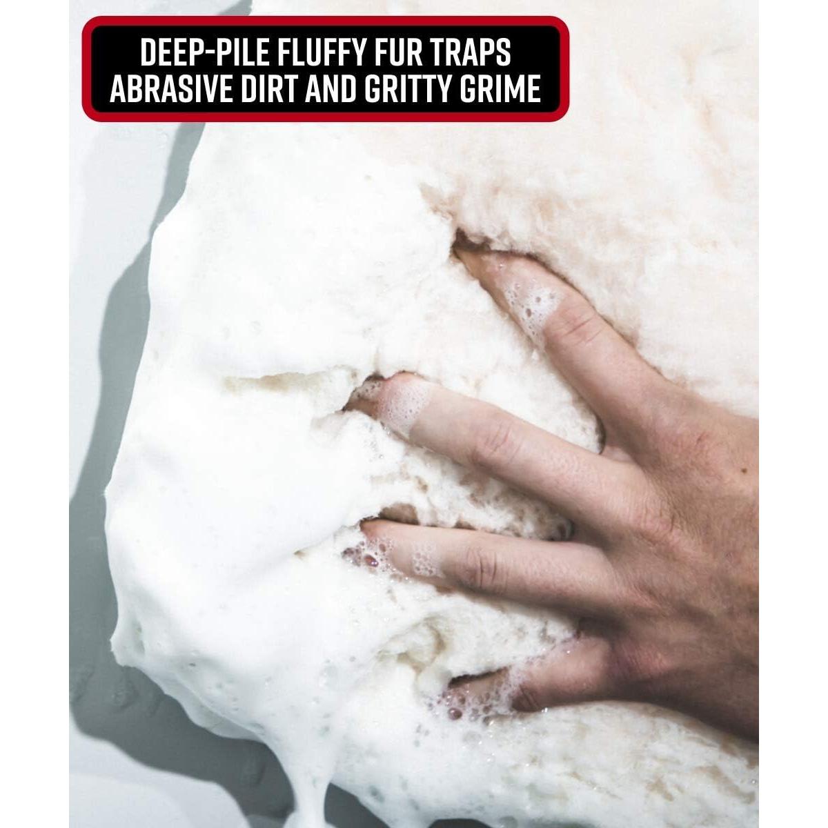 Pad de Lavado de Lana Sintética Adam's 10" - Sin Rayones