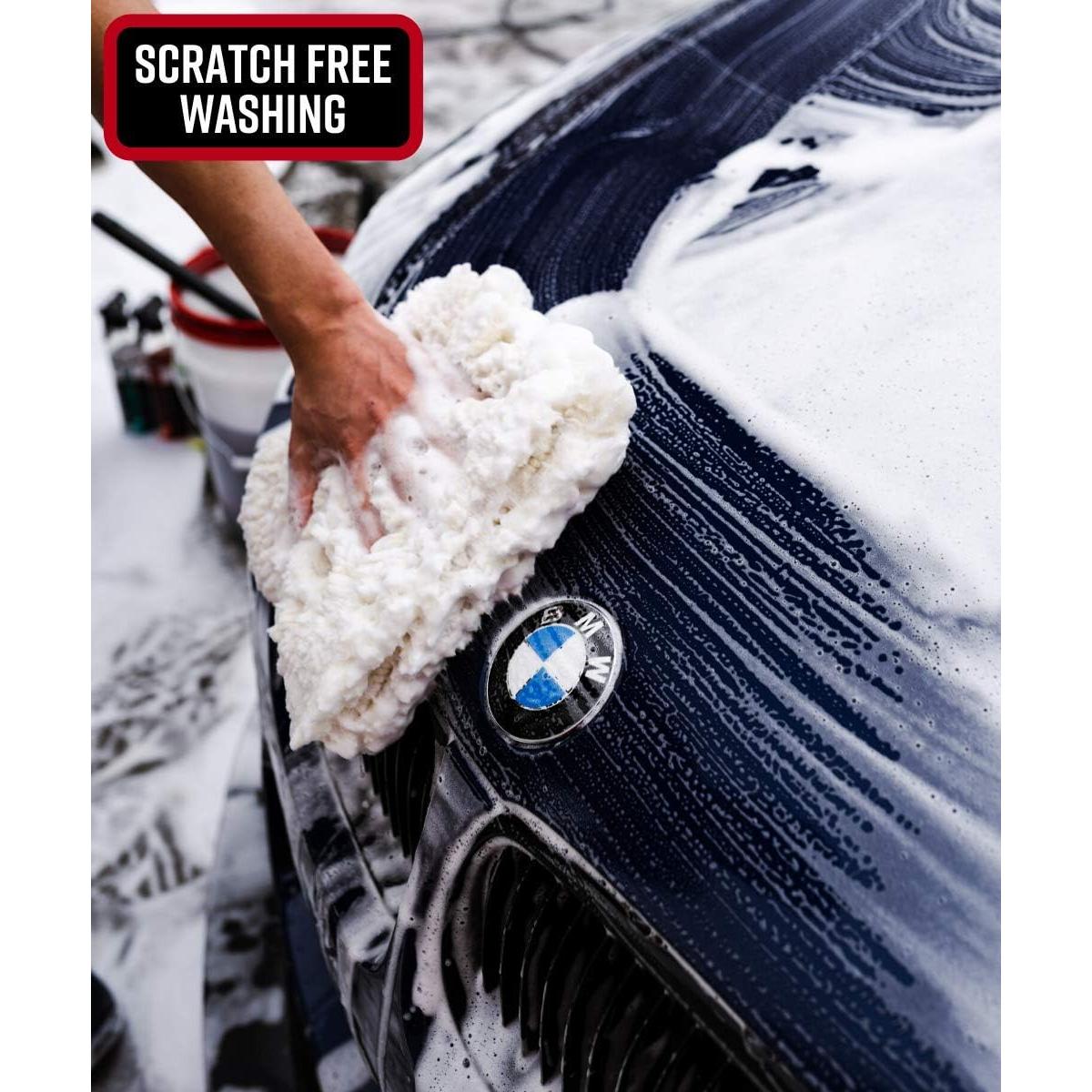 Pad de Lavado de Lana Sintética Adam's 10" - Sin Rayones