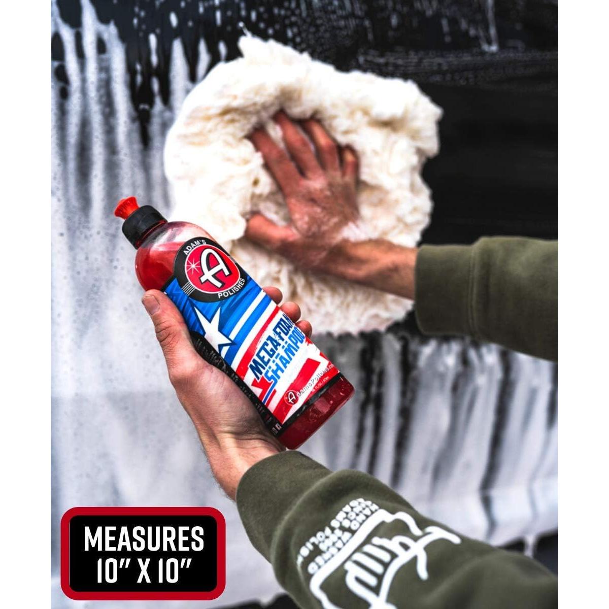 Pad de Lavado de Lana Sintética Adam's 10" - Sin Rayones