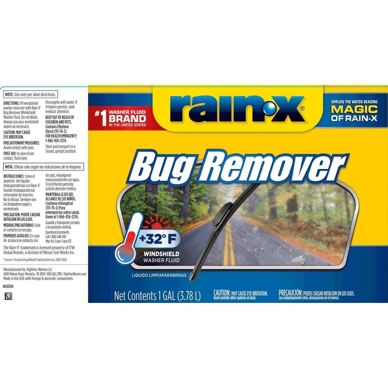 Removedor de Insectos Rain-X 2 Pack - Limpieza Sin Rayas