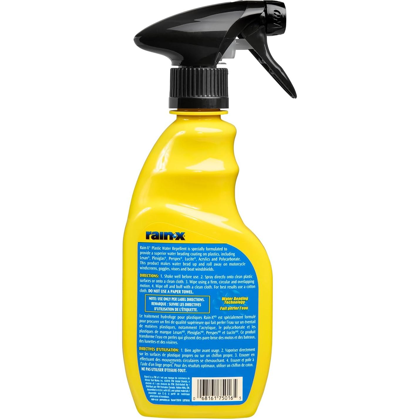 Spray Repelente de Agua para Plásticos Rain-X 408g