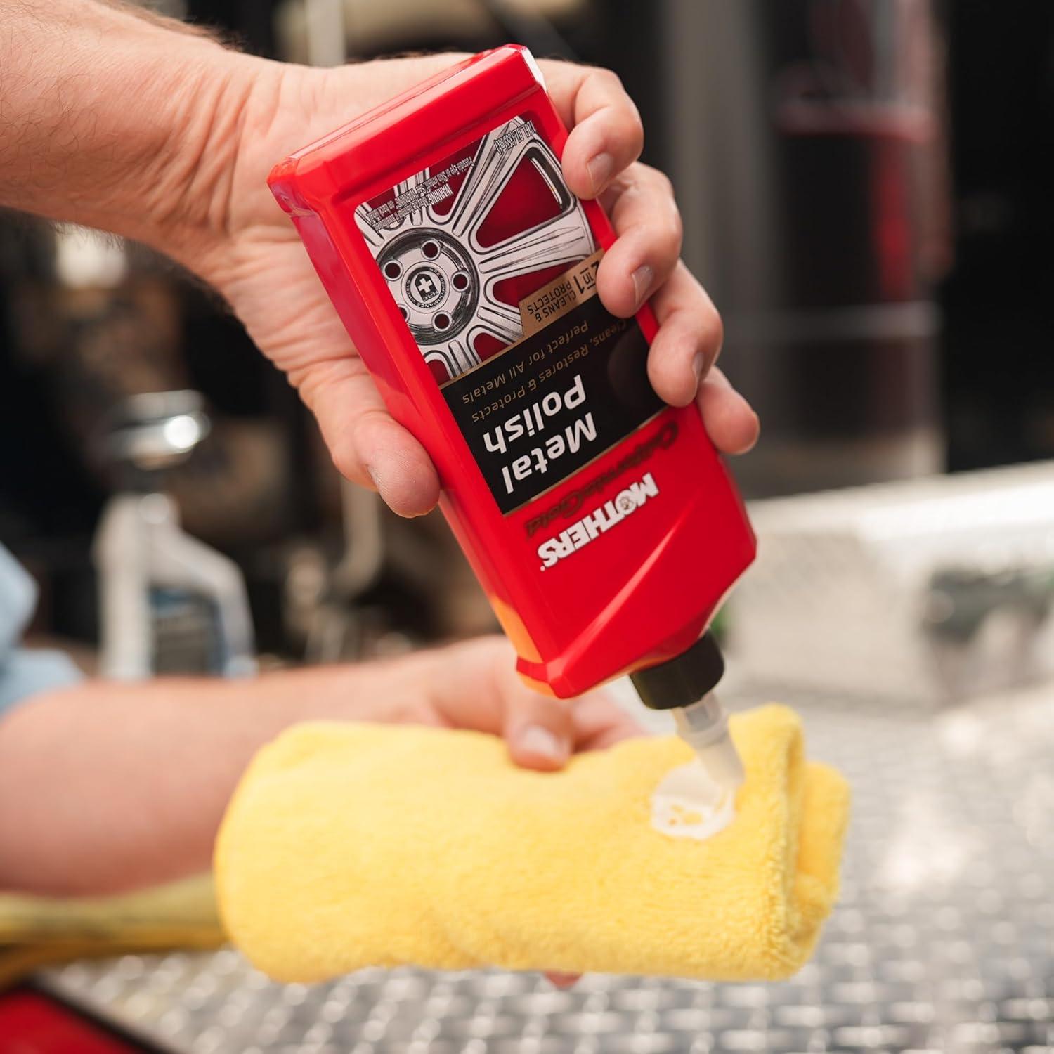 Pulidor de Metal Mothers 05112, 340 g - Limpia y Protege Metales