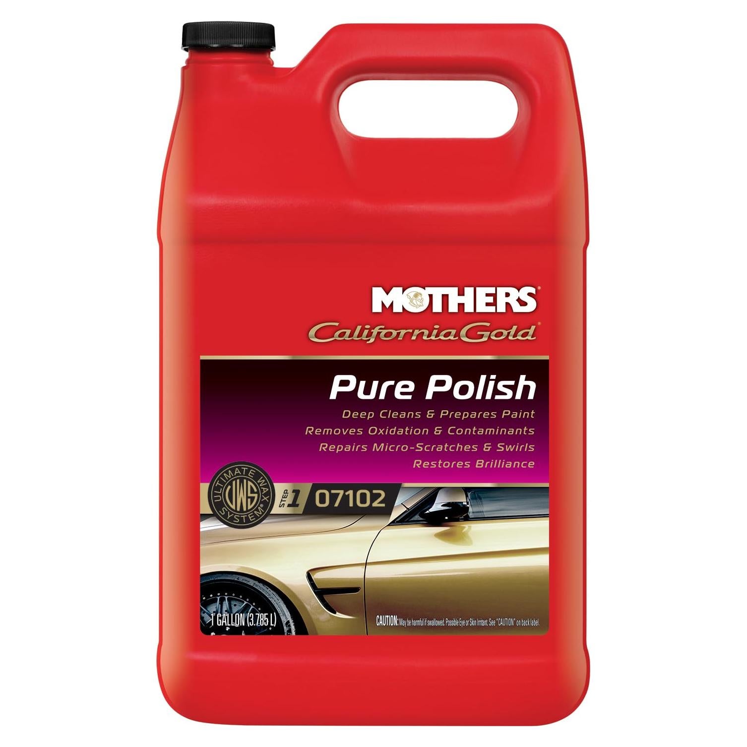 Pulidor Líquido Mothers California Gold 3.785L - Restaura Brillo