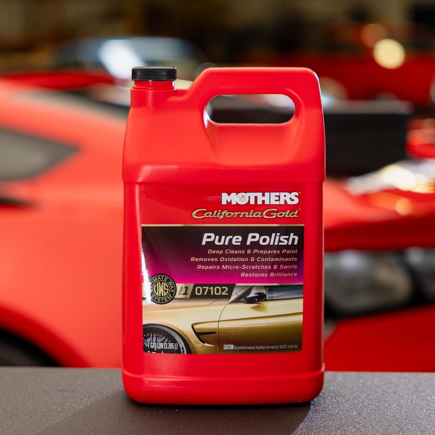 Pulidor Líquido Mothers California Gold 3.785L - Restaura Brillo