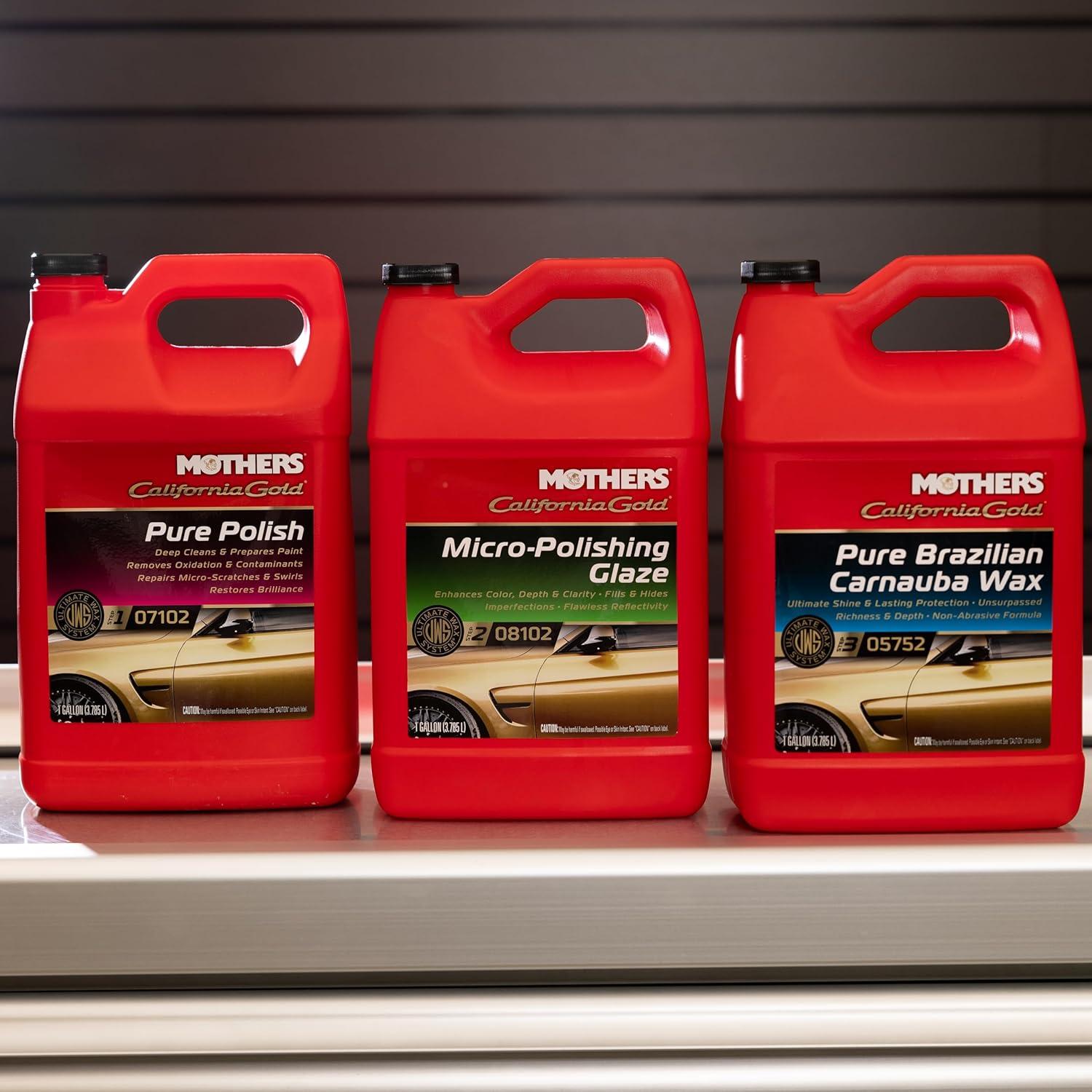 Pulidor Líquido Mothers California Gold 3.785L - Restaura Brillo