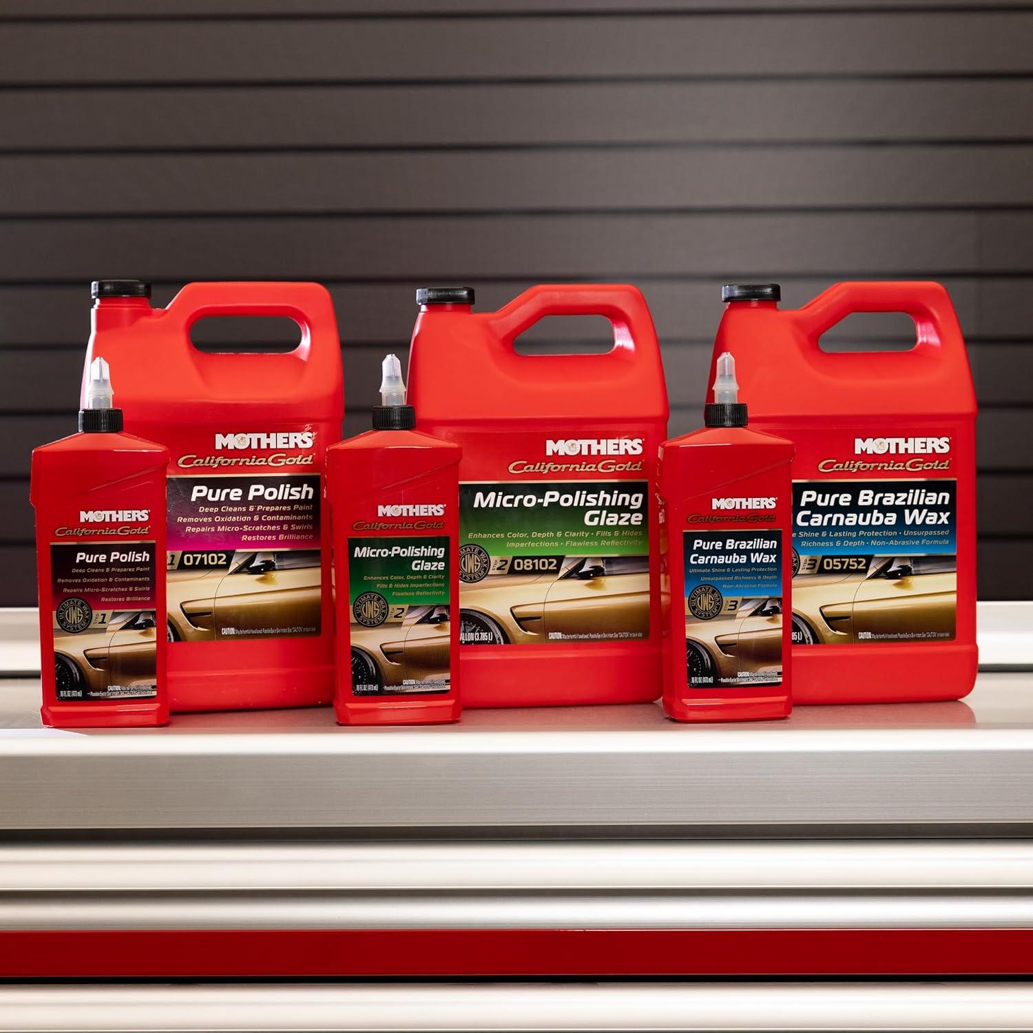 Pulidor Líquido Mothers California Gold 3.785L - Restaura Brillo