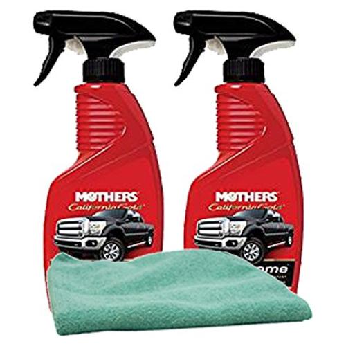 Pulidor Rápido de Cromo Mothers 340 g + Paño Microfibra