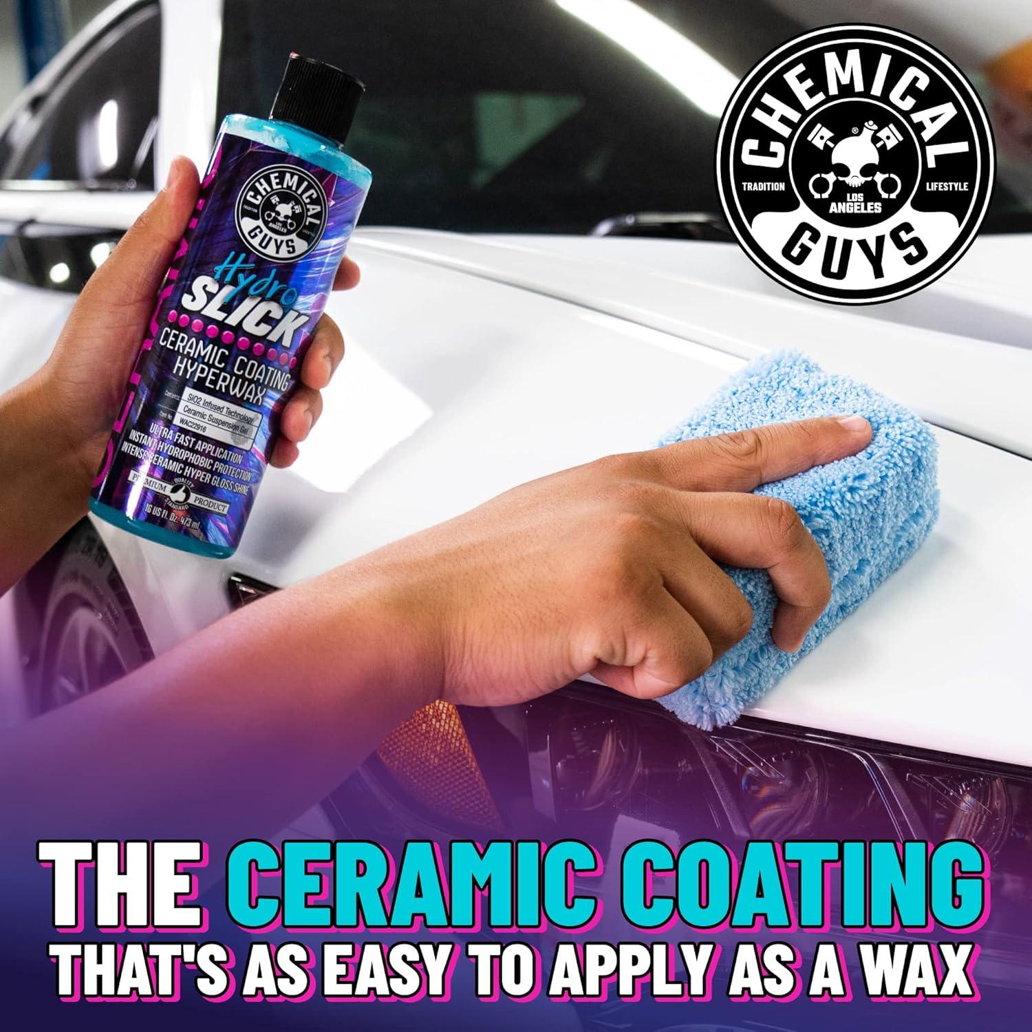 Recubrimiento Cerámico HyperWax Chemical Guys 3x Toallas Microfibra