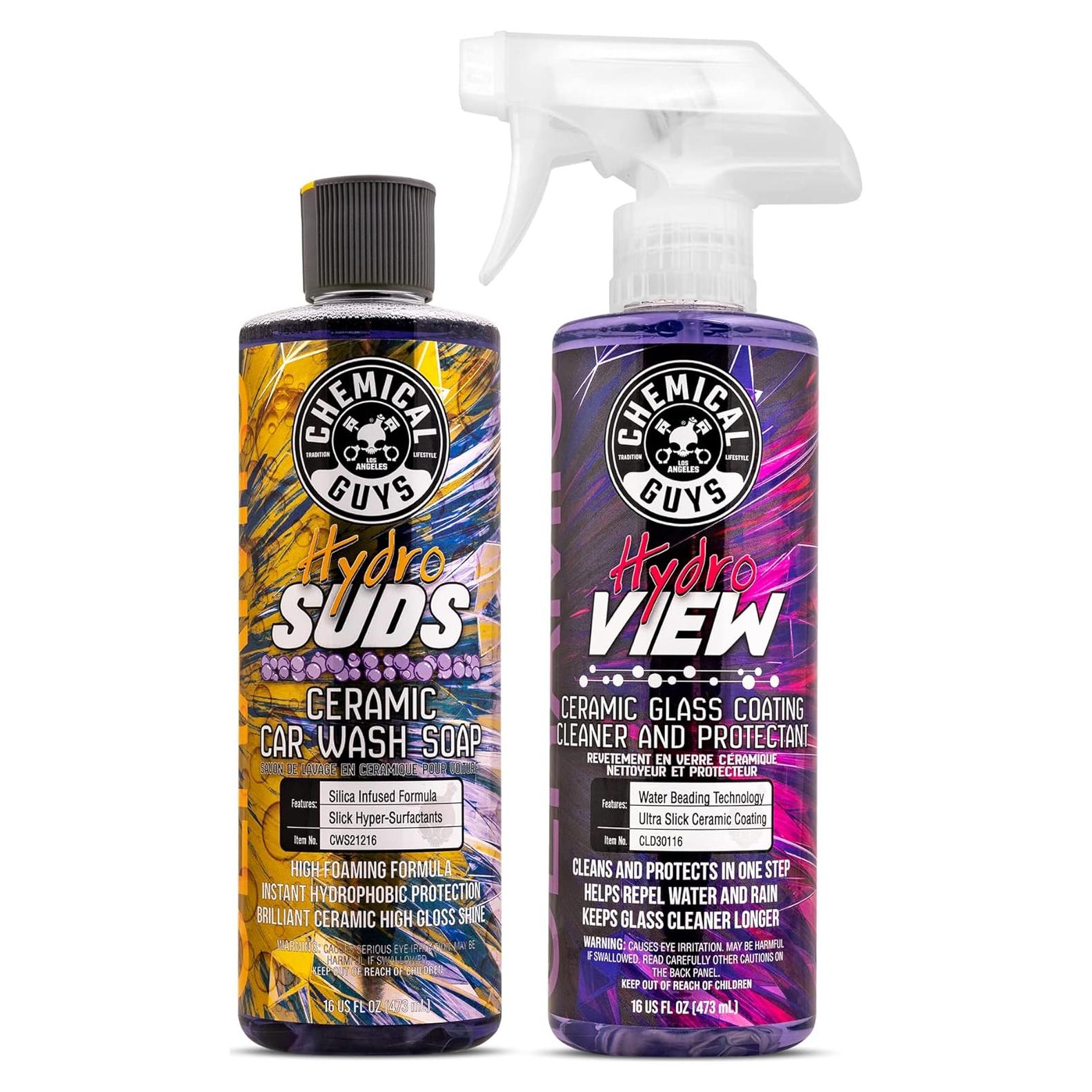 Jabón Cerámico para Lavado de Autos Chemical Guys HydroSuds y HydroView
