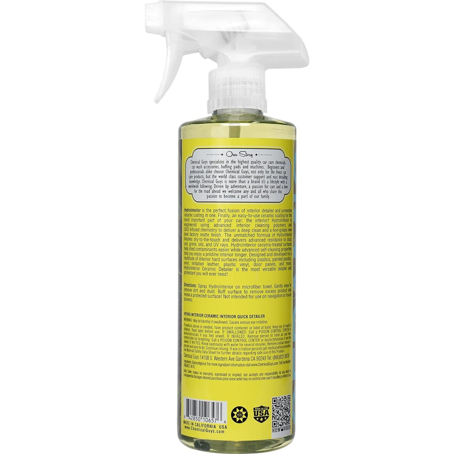 Detallador Rápido Cerámico Chemical Guys HydroInterior 473 ml