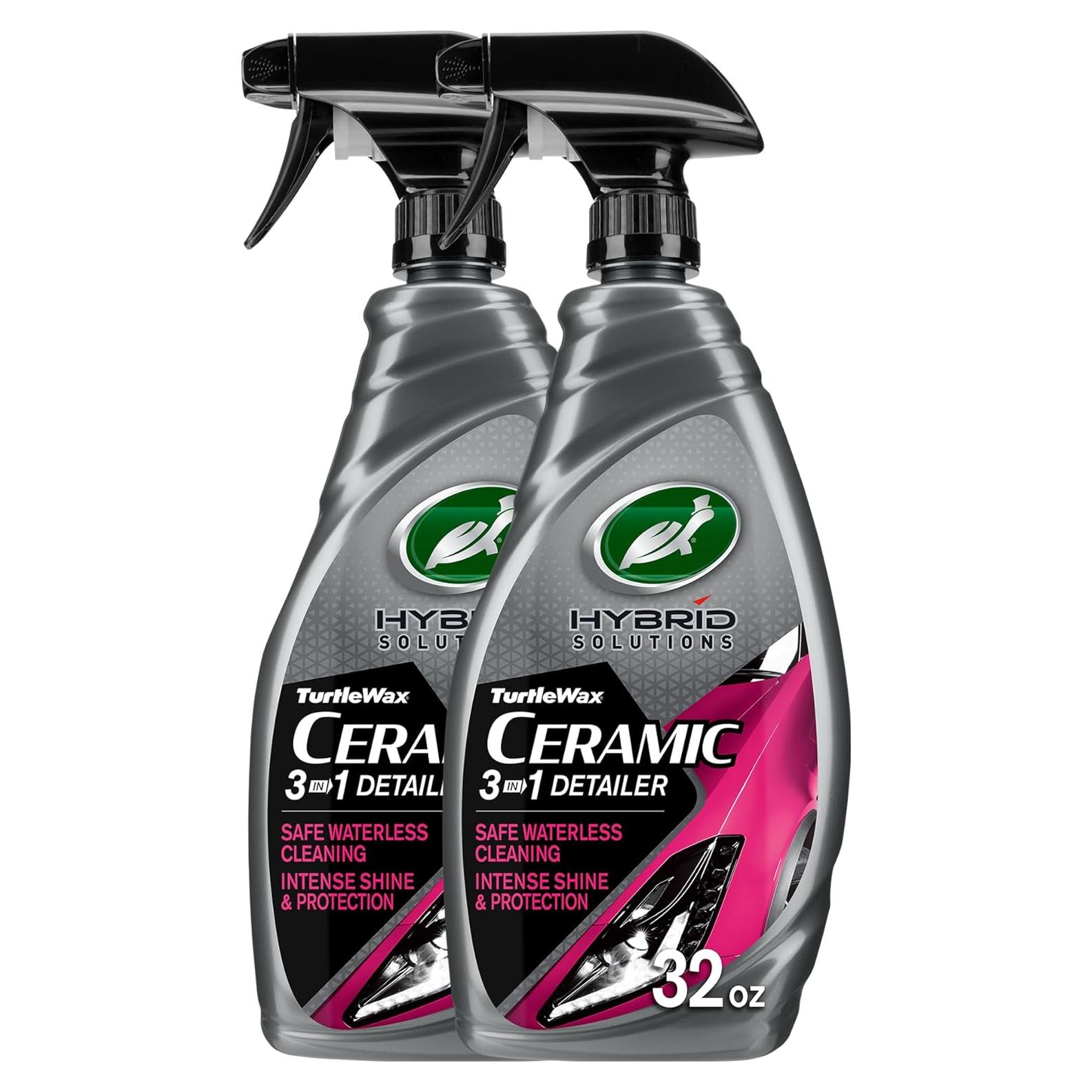 Turtle Wax 3-en-1 Detallador Cerámico 32 oz Pack de 2
