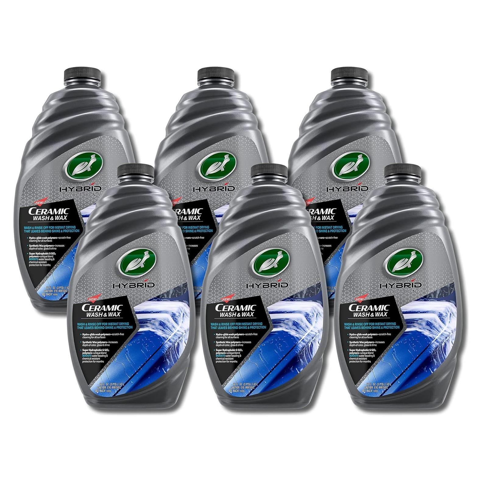 Turtle Wax 53411-6PK Lavado y Cera Cerámica 1.42L (Paquete de 6)