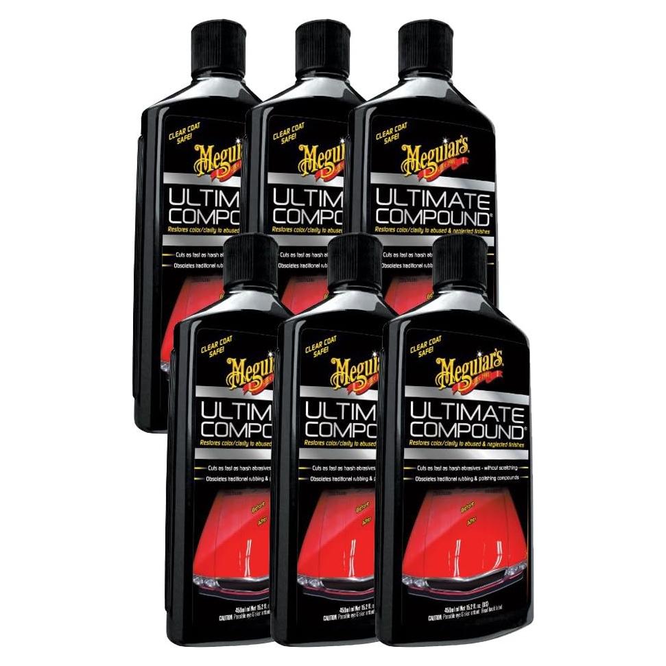 Paquete de 6 Compuestos Definitivos Meguiar's 3.13 kg - Abrasivo Fino