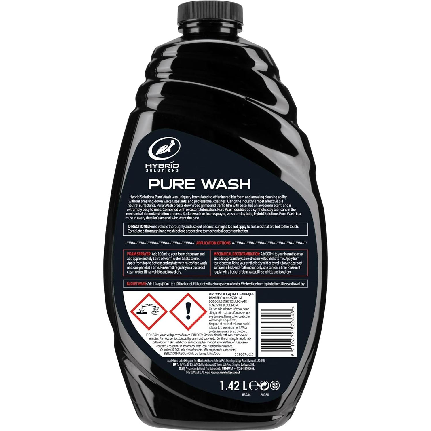 Champú de Lavado de Coches Turtle Wax 1.42L Neutro pH Aroma Tropical