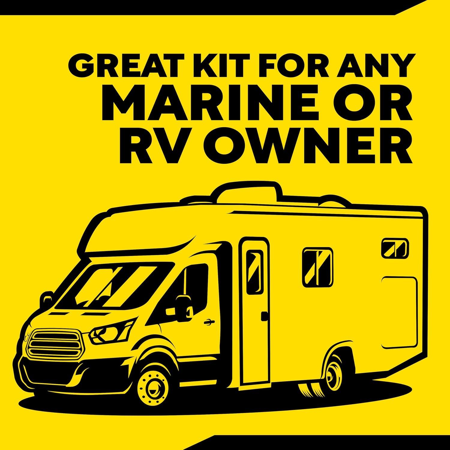 Kit de Restauración de Fibra de Vidrio Meguiar's M4965 - 3 Piezas