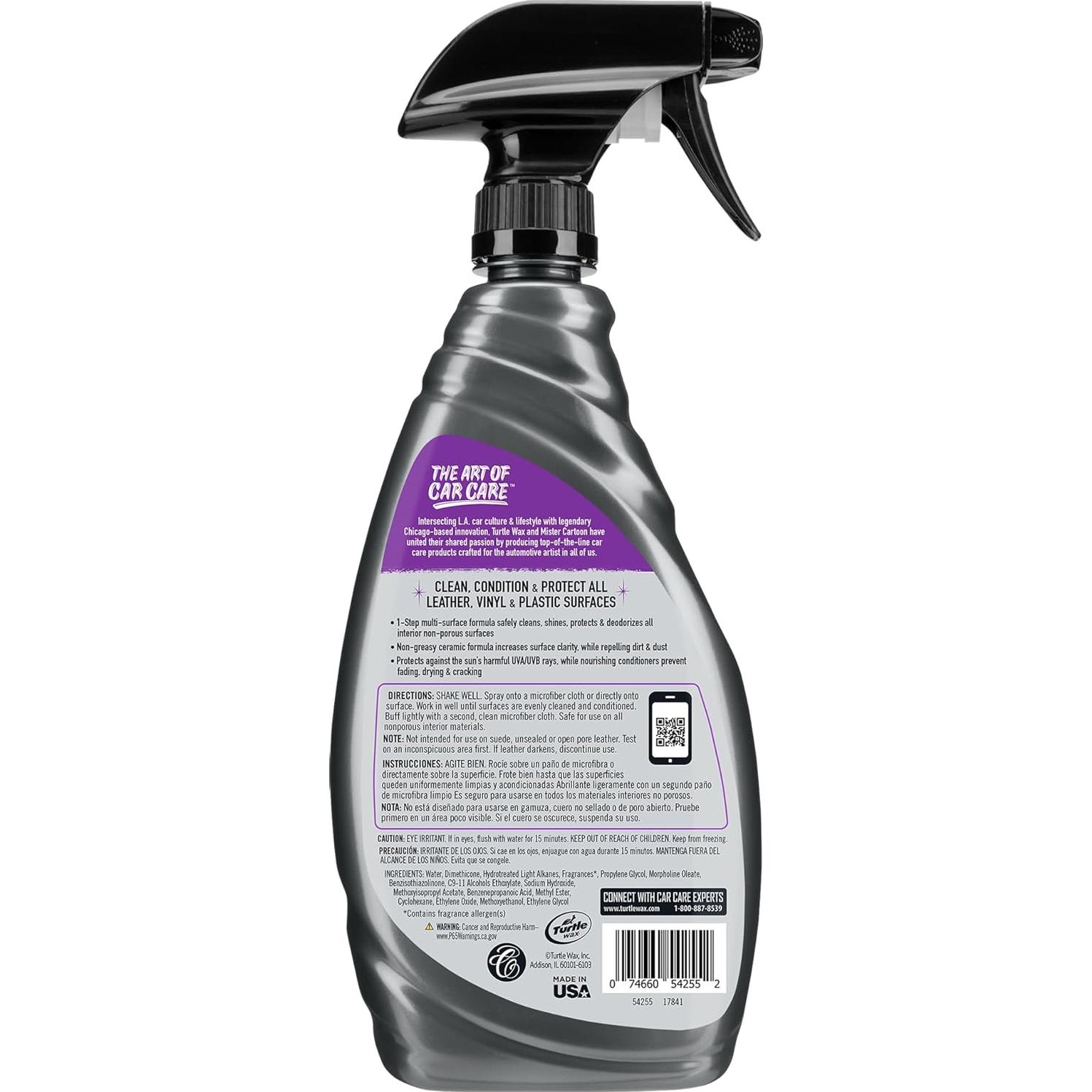 Limpiador y Protector de Cuero Turtle Wax 54255 - 0.45 L