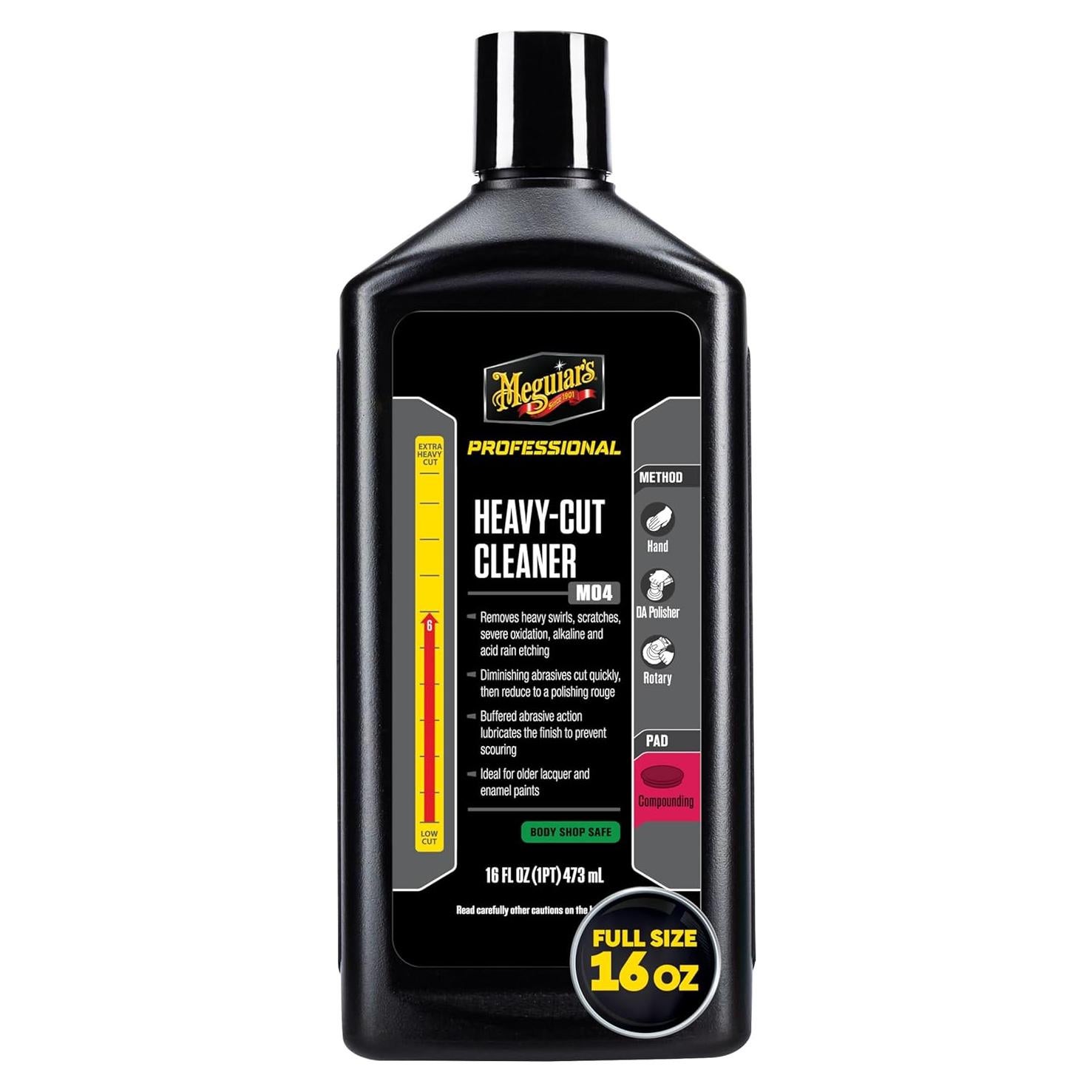 Limpiador de Corte Pesado Meguiar's M0416 - 0.45 kg para Pintura