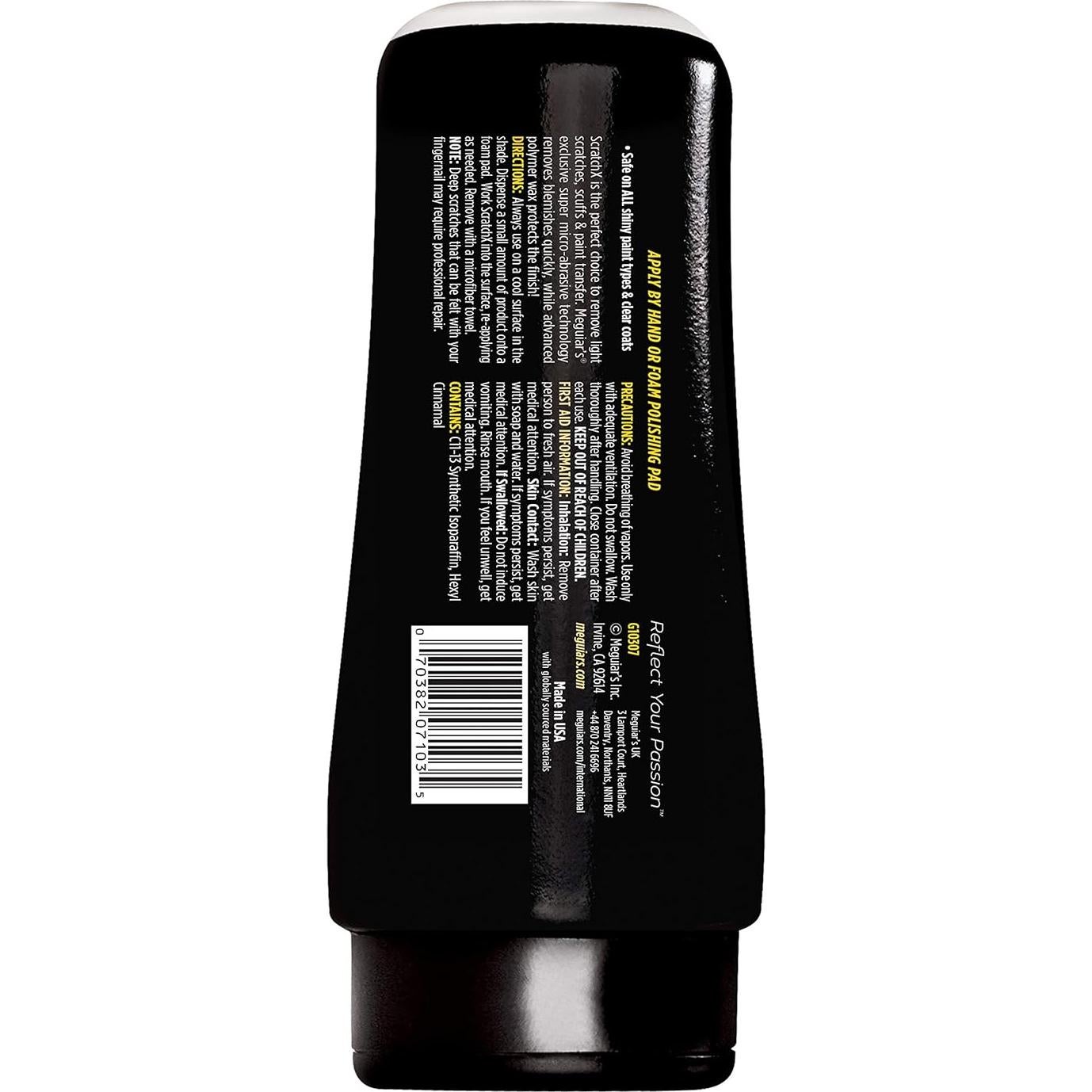 Removedor de Rayones Meguiar's Scratch-X 207 ml - Efectivo y Seguro