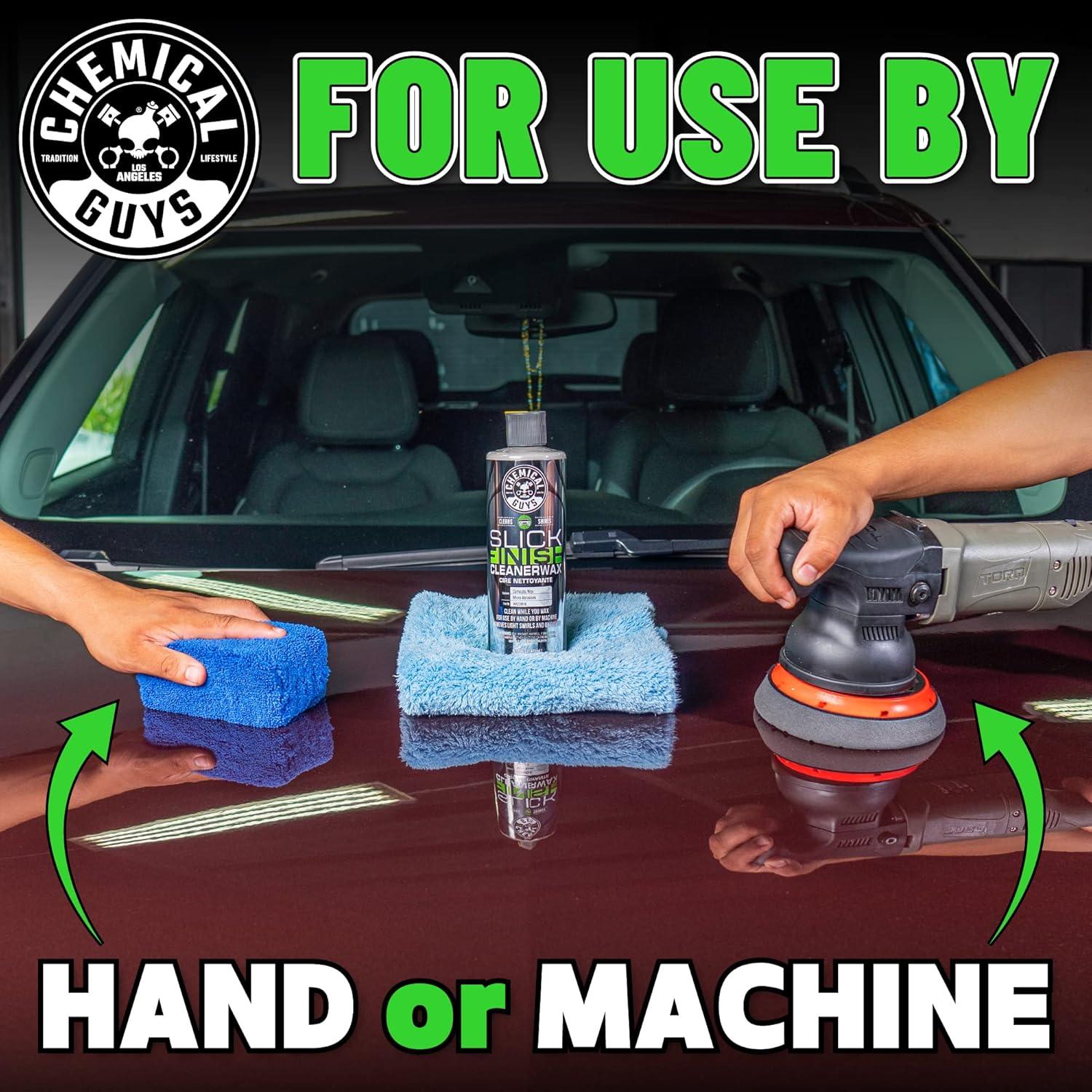 Cera Limpiadora Slick Finish Chemical Guys 450ml - Brillo y Protección