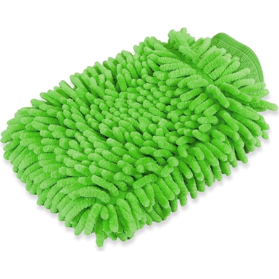 Mitts de Limpieza de Microfibra Besmelody - Paquete de 2 Verde/Azul