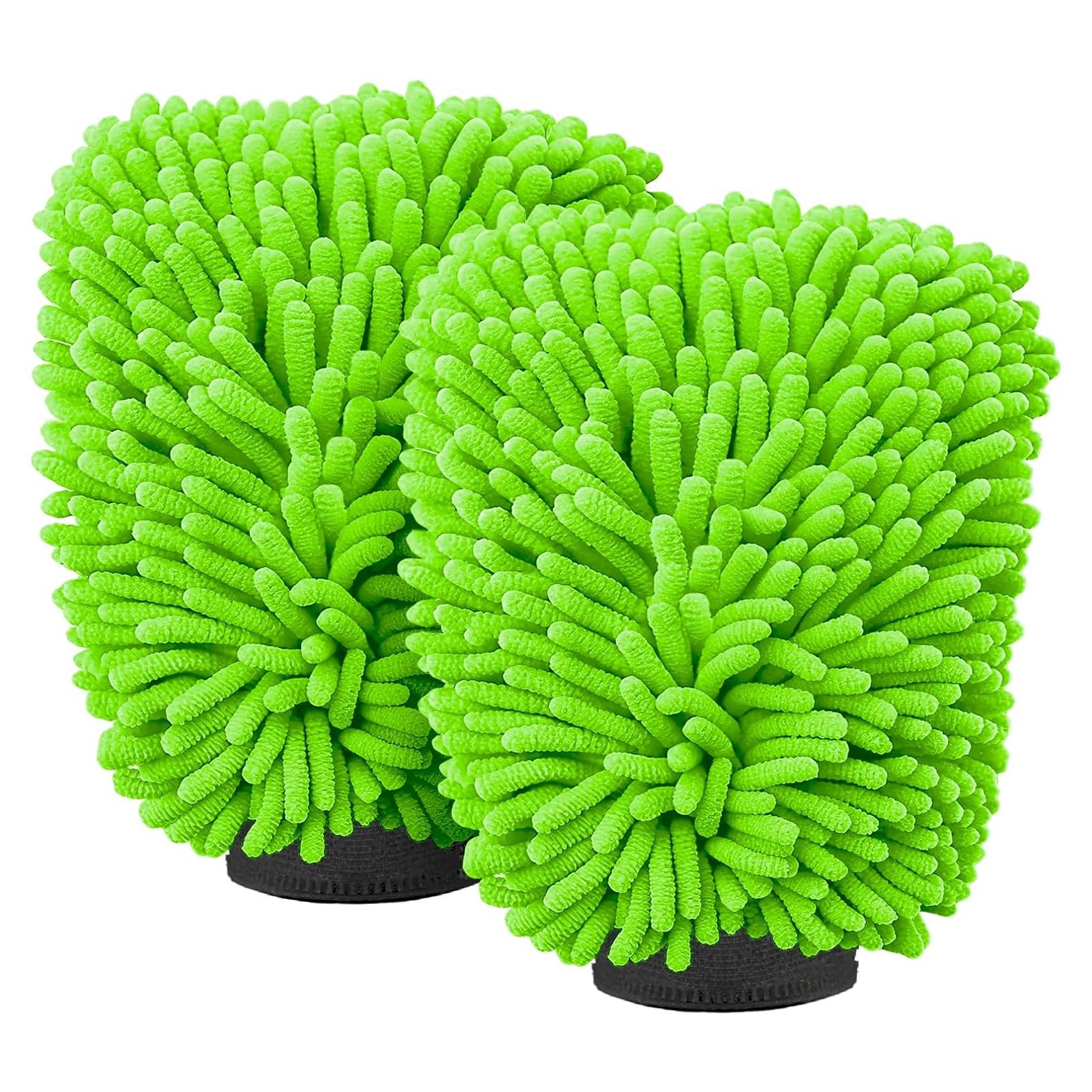 Mitón de Lavado de Autos Anelueeoo Microfibra Chenille 20x30cm