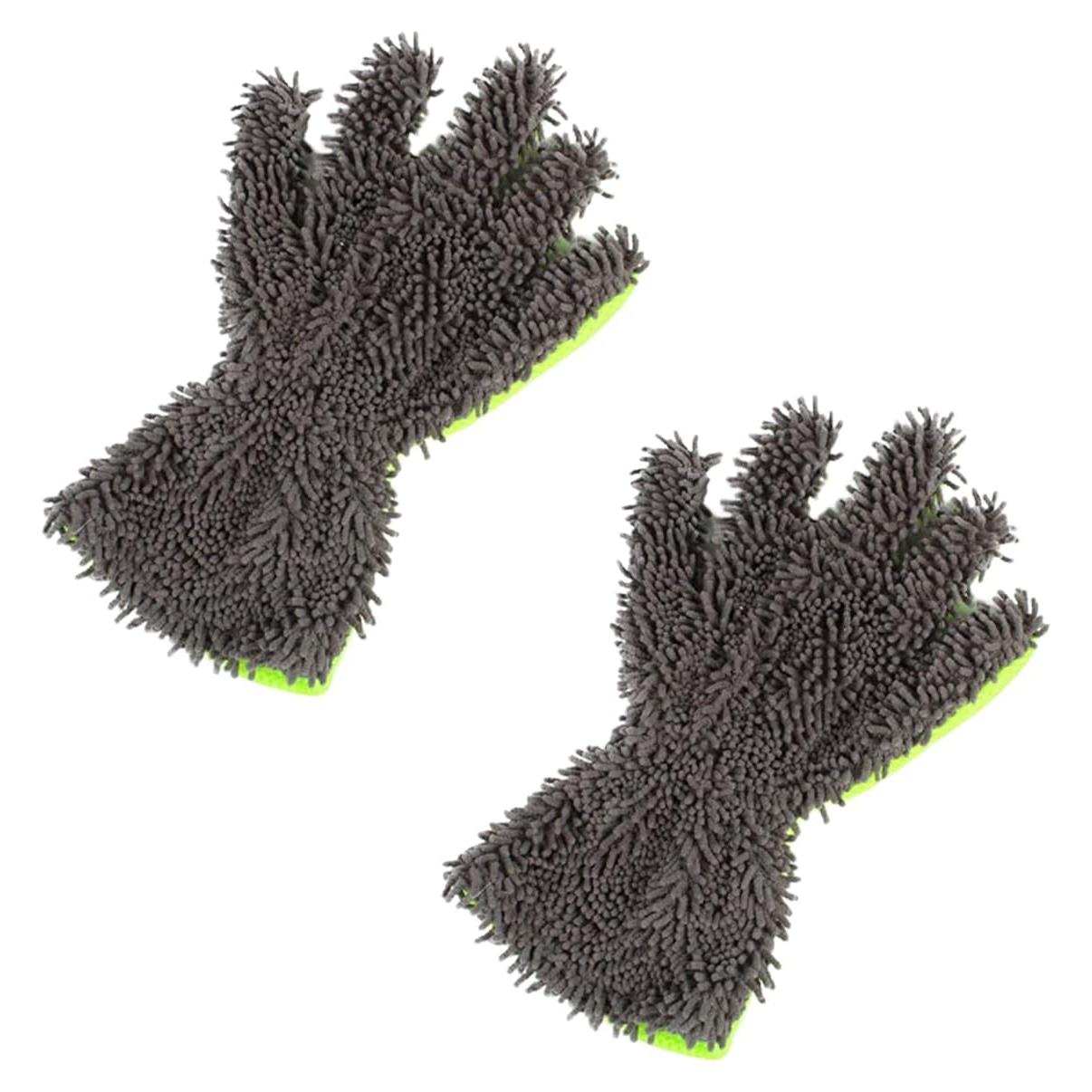 Guantes de Microfibra UHANBUT para Lavado de Autos 2 Pcs