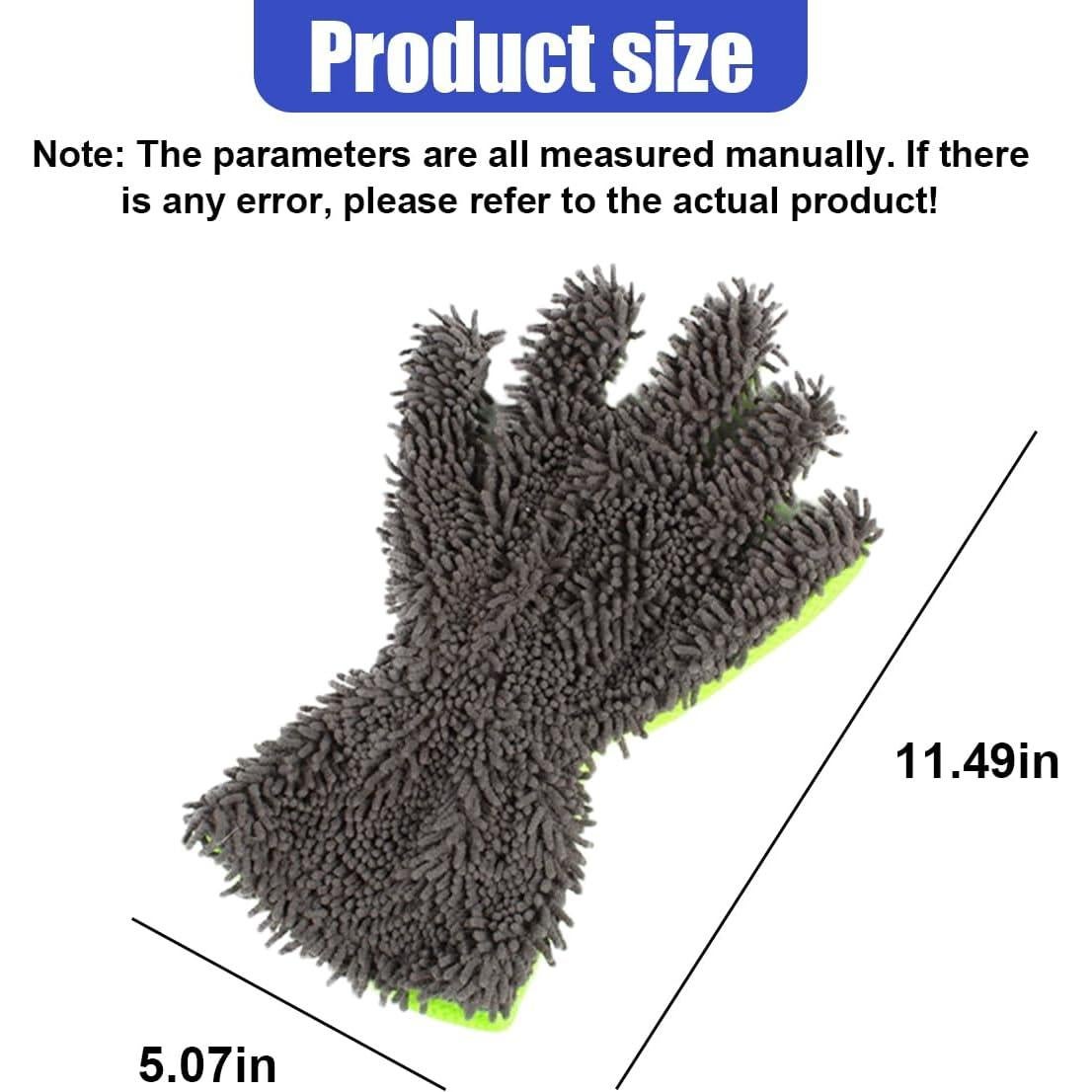 Guantes de Microfibra UHANBUT para Lavado de Autos 2 Pcs