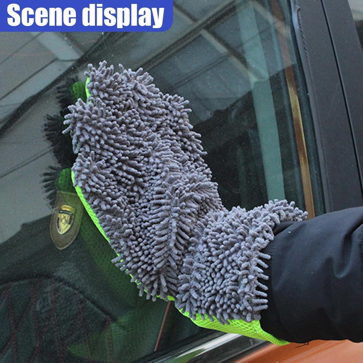 Guantes de Microfibra UHANBUT para Lavado de Autos 2 Pcs