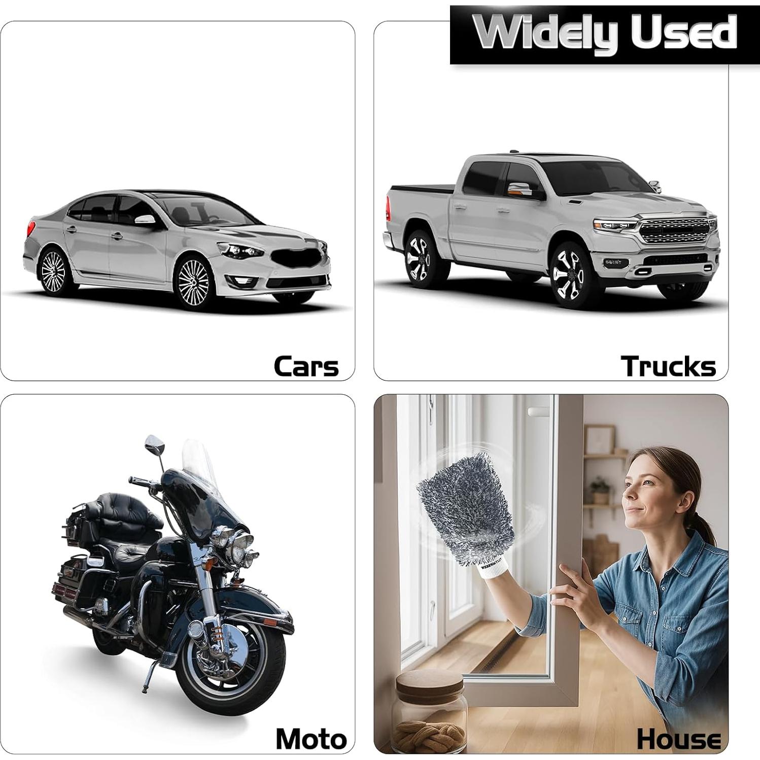 Mitón de Lavado de Microfibra WHEREMYLUV - Paquete de 2