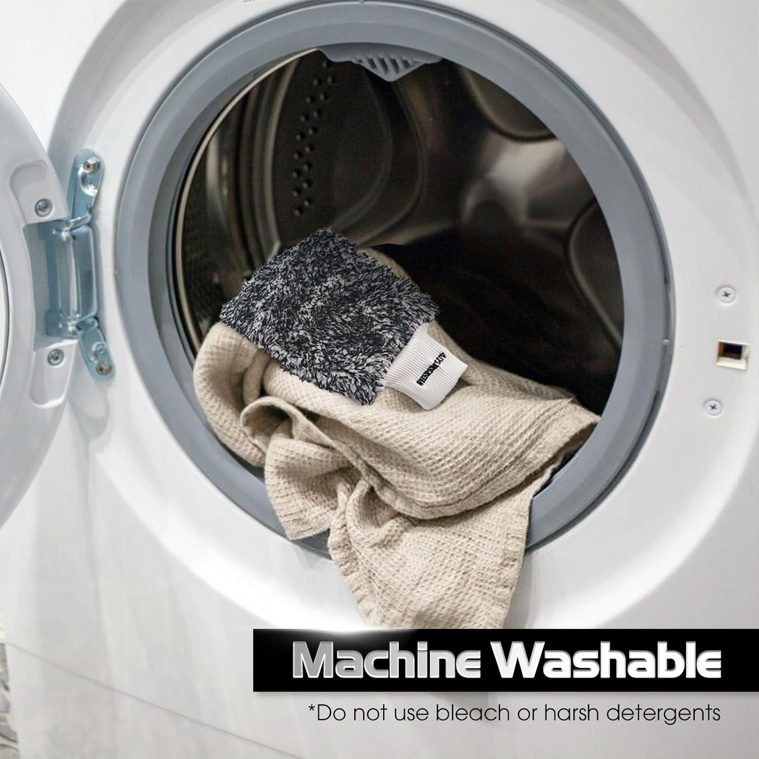 Mitón de Lavado de Microfibra WHEREMYLUV - Paquete de 2