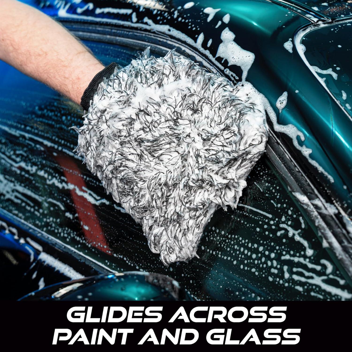 Mitón de Lavado VIKING Microfibra Premium 25.4x20.3 cm 2 Pzas