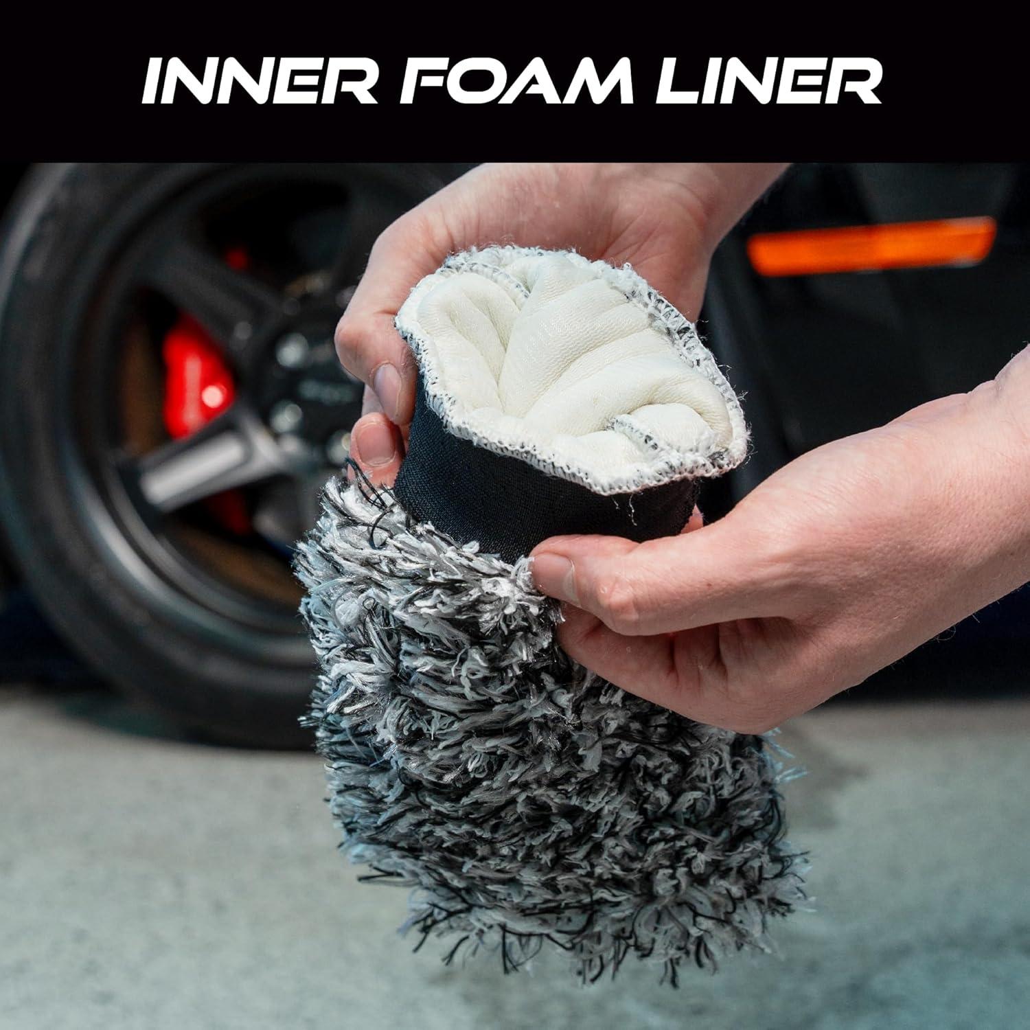 Mitón de Lavado VIKING Microfibra Premium 25.4x20.3 cm 2 Pzas