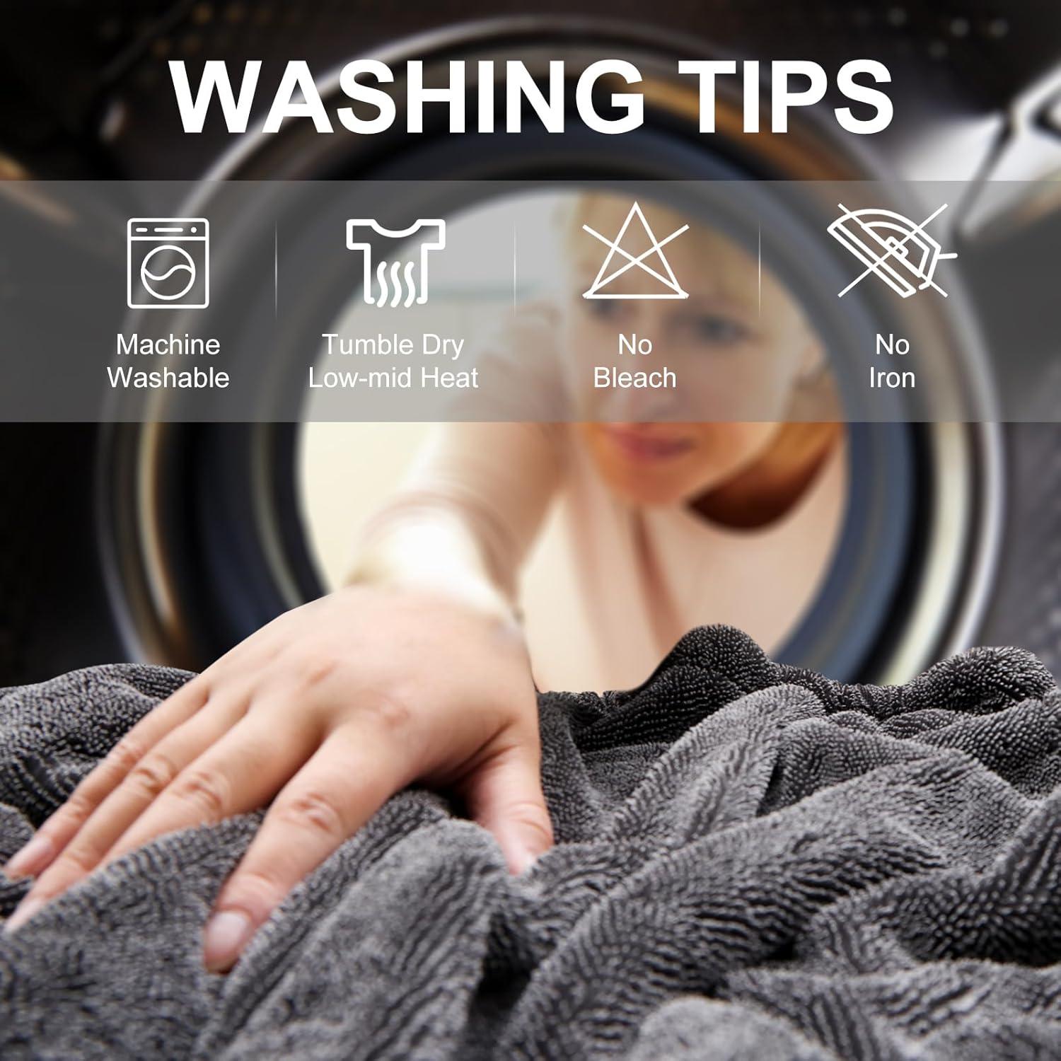 Paquete de 2 Toallas de Secado XL Singrune 1300GSM Microfibra